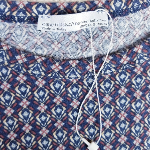 Zara Trafaluc Fall Winter Printed Collection Top - Picture 6 of 7